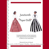 Juneteenth Paper Dolls