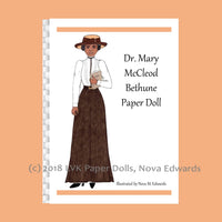 Dr. Mary McLeod Bethune Paper Doll