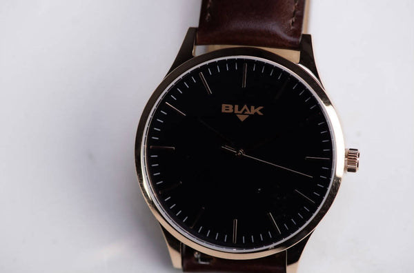 Iconic Black and Brown Men's Watch